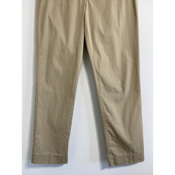Michael Kors Pants Women's 8 Khaki Beige Twill Chino Career Uniform Work - Picture 4 of 11